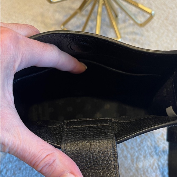 NWT Tory Burch Black Pebbled Leather Crossbody Bag - Picture 8 of 8